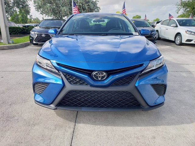 Used 2019 Toyota Camry SE Blue | Miami, FL