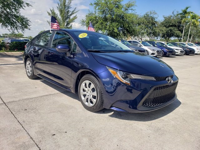 Used 2020 Toyota Corolla LE Blue | Miami, FL