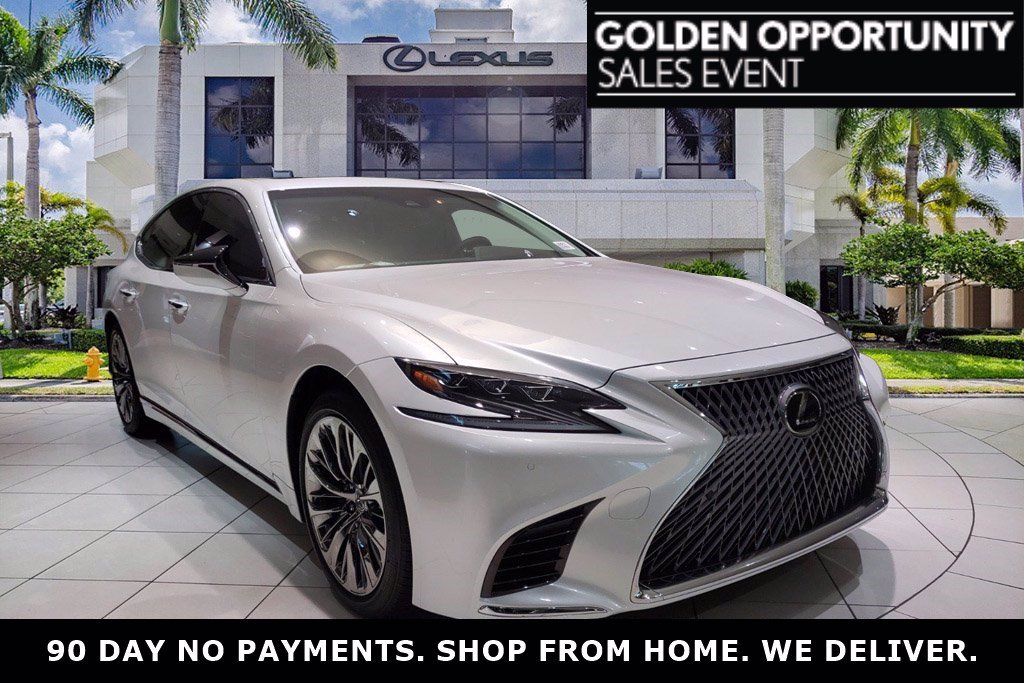 New! 2020 Lexus LS 500 Eminent White Pearl | Miami, FL